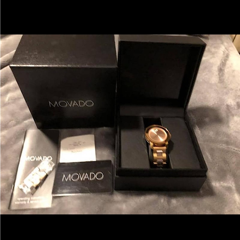 Movado Bold Rose Gold Timepiece